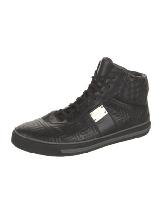 Gianni Versace Leather Sneakers
