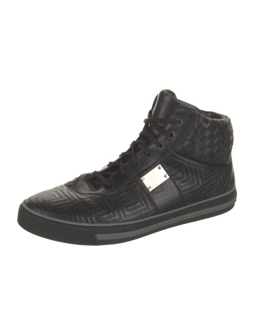 Gianni Versace Leather Sneakers
