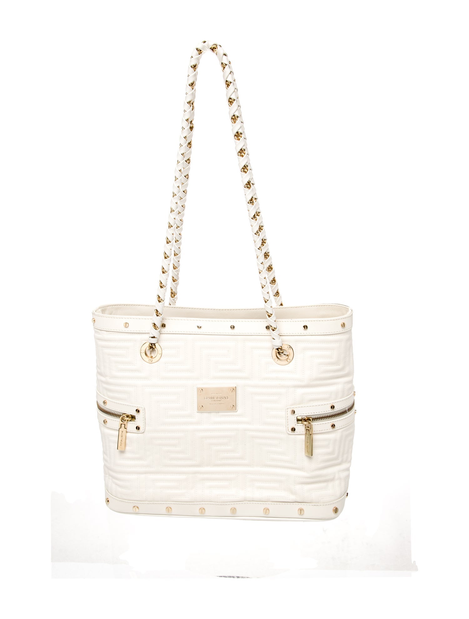 Gianni Versace Leather Shoulder Bag