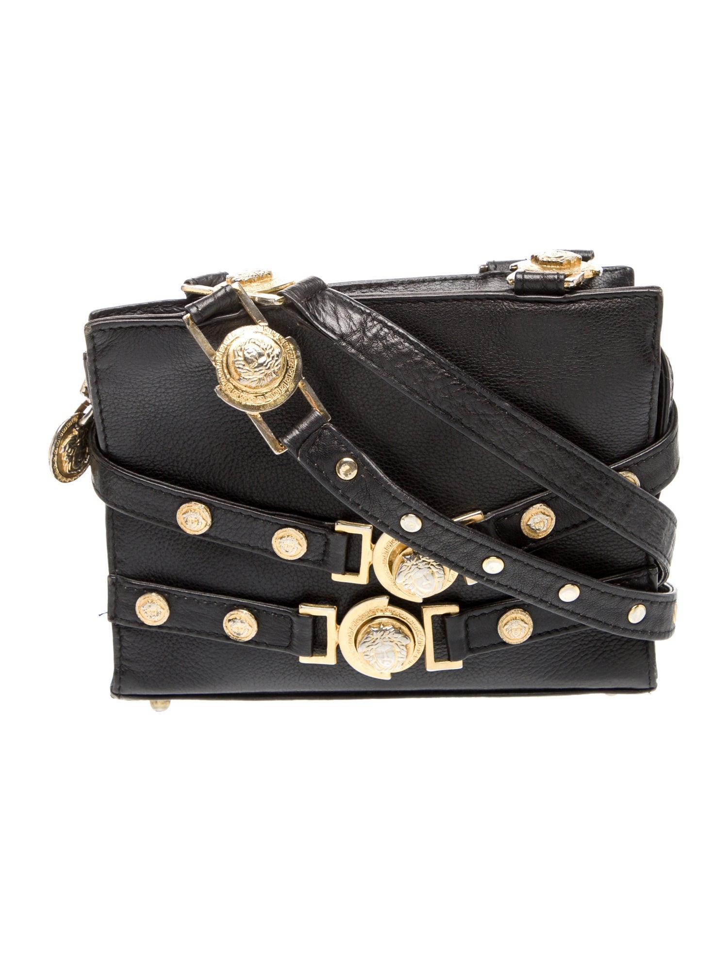 Gianni Versace Leather Shoulder Bag