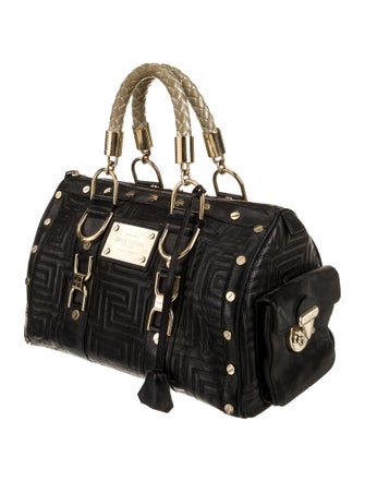Gianni Versace Quilted Top Handle Bag