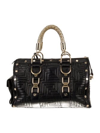 Gianni Versace Quilted Top Handle Bag