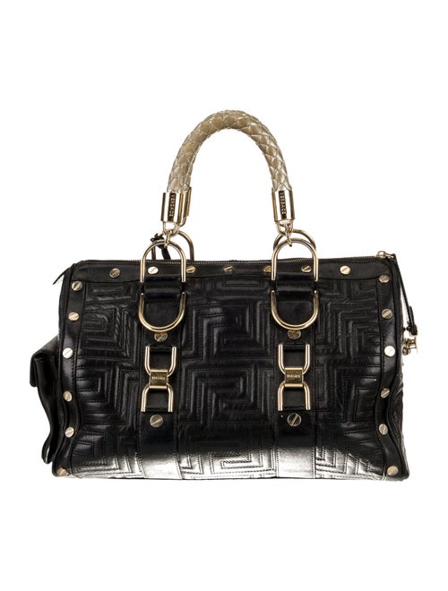 Gianni Versace Quilted Top Handle Bag