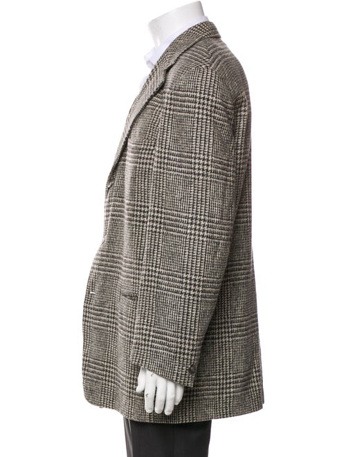 Gianni Versace 1990's Houndstooth Print Blazer