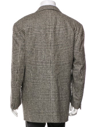 Gianni Versace 1990's Houndstooth Print Blazer