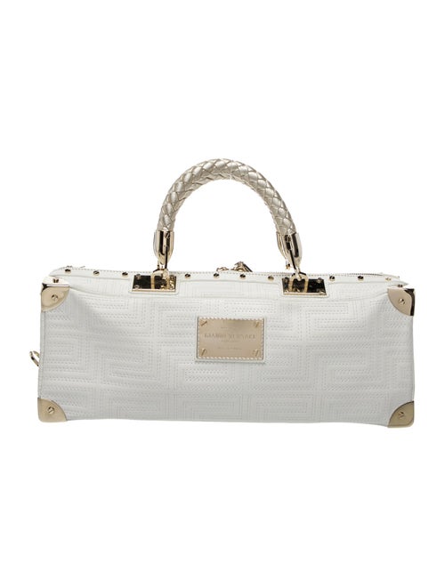 Gianni Versace Leather Top Handle Bag