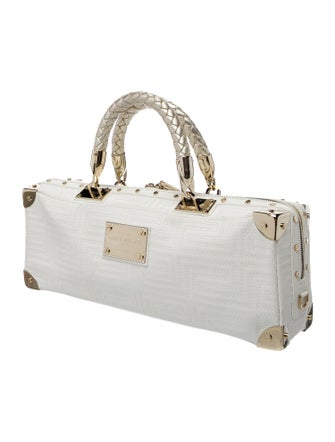 Gianni Versace Leather Top Handle Bag