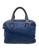 Gianni Versace Ostrich Top Handle Bag
