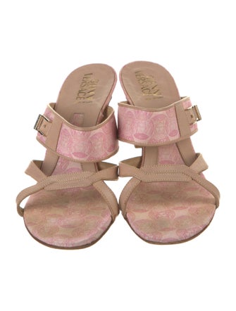 Gianni Versace Leather Slides