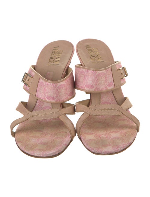 Gianni Versace Leather Slides