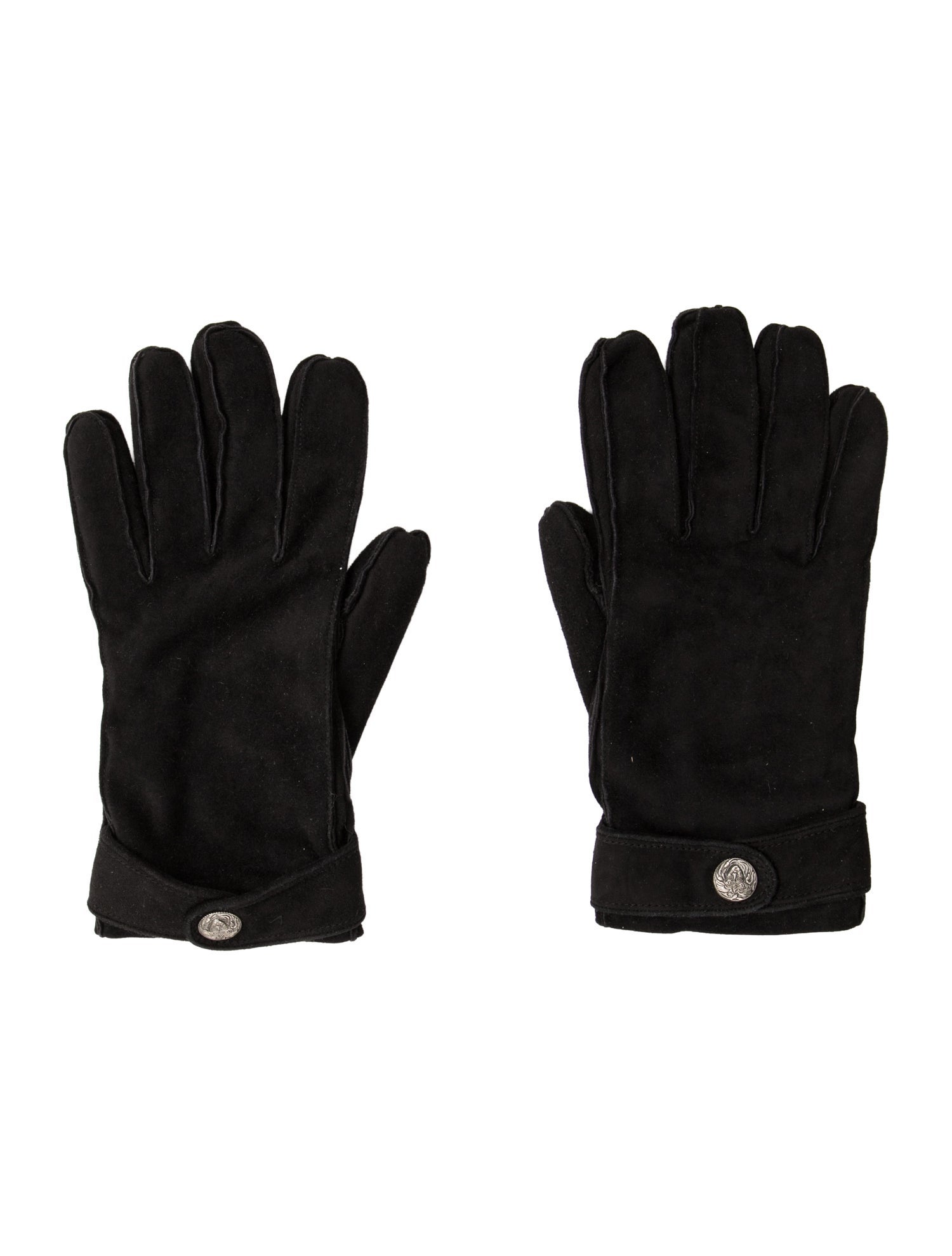Gianni Versace Suede Winter Gloves