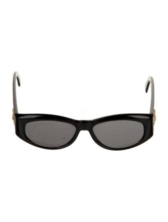 Gianni Versace Medusa Insignia Round Sunglasses