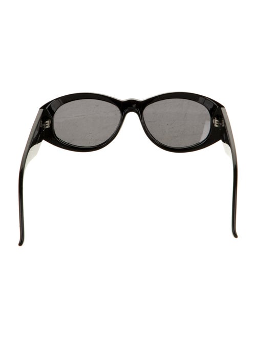Gianni Versace Medusa Insignia Round Sunglasses