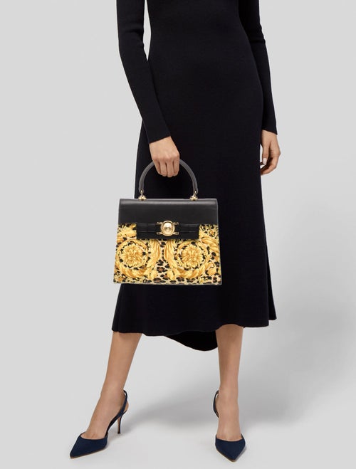Gianni Versace Barocco Top Handle Bag