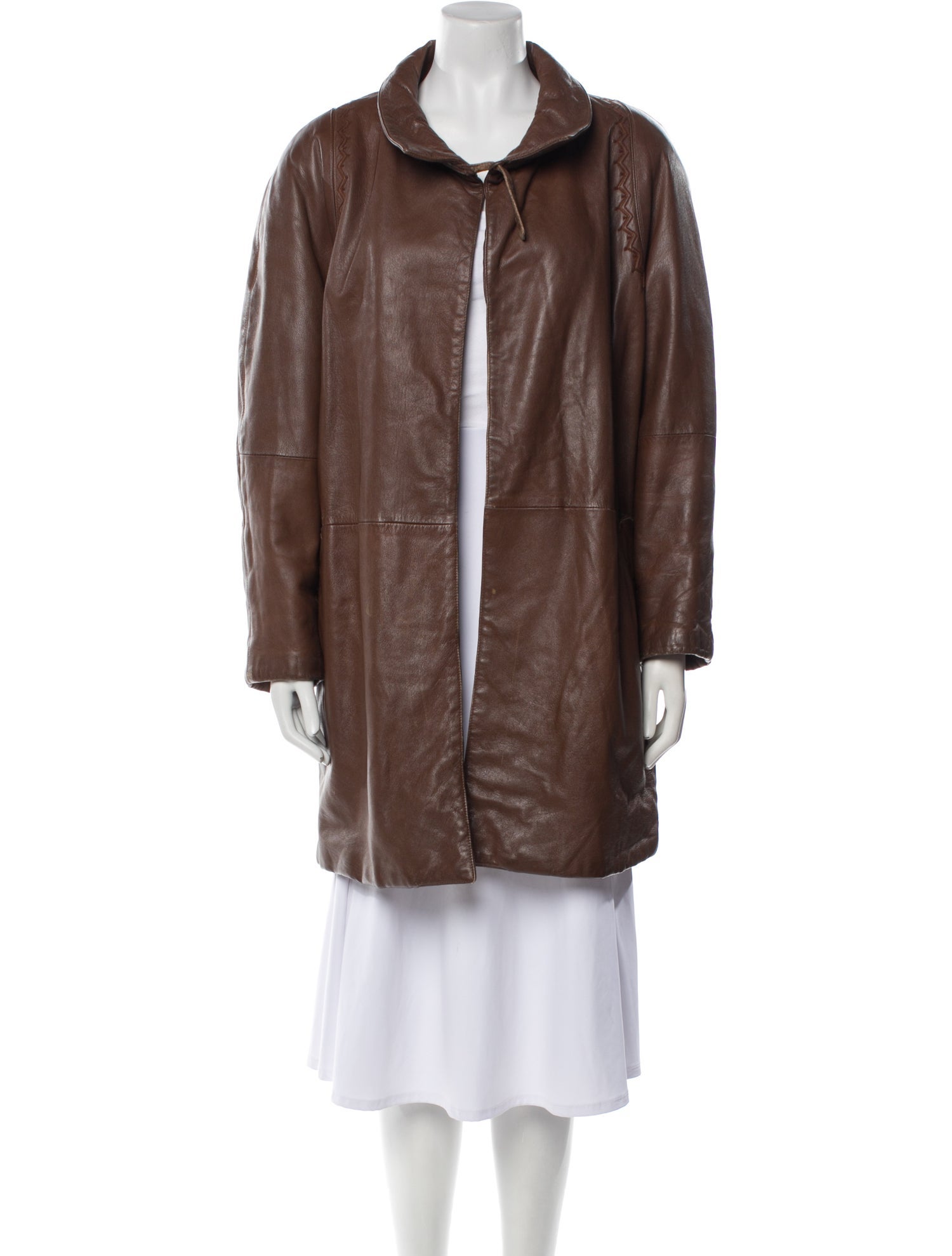 Gianni Versace Vintage 1980's Faux Fur Coat