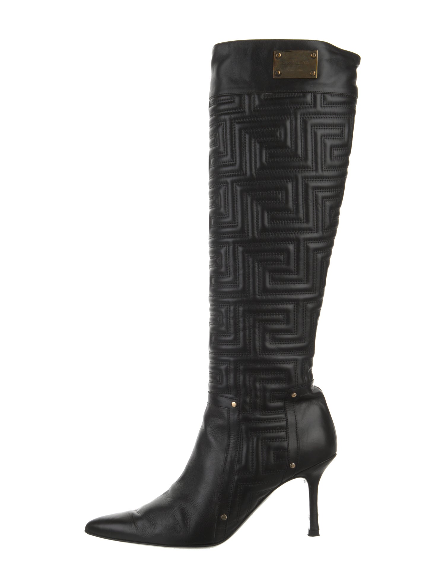 Gianni Versace Patent Leather Boots