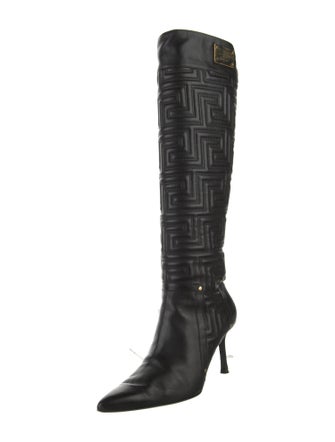 Gianni Versace Patent Leather Boots