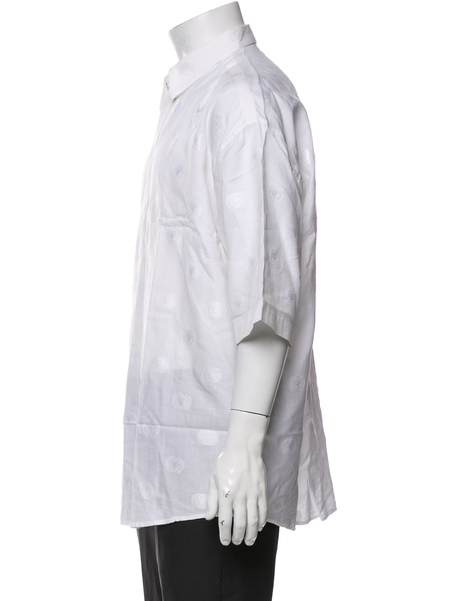 Gianni Versace Medusa Insignia Short Sleeve Shirt