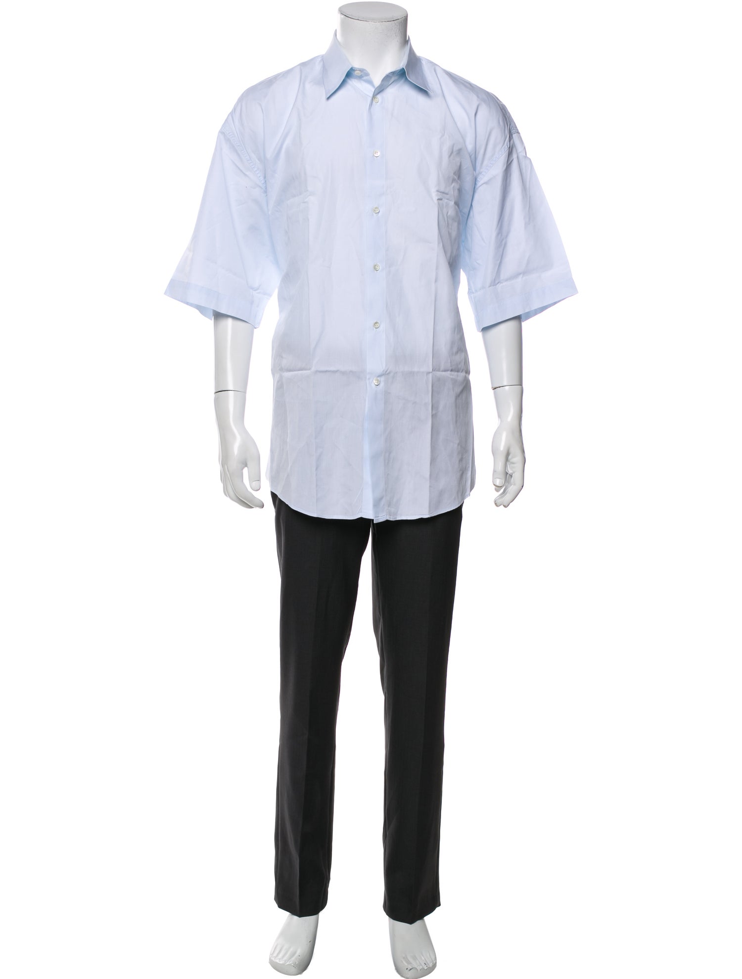 Gianni Versace Medusa Insignia Three-Quarter Sleeve Shirt