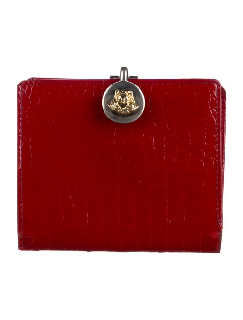 Gianni Versace Medusa Insignia Leather Wallet