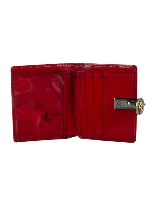 Gianni Versace Medusa Insignia Leather Wallet