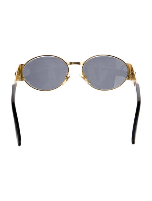 Gianni Versace Medusa Insignia Round Sunglasses