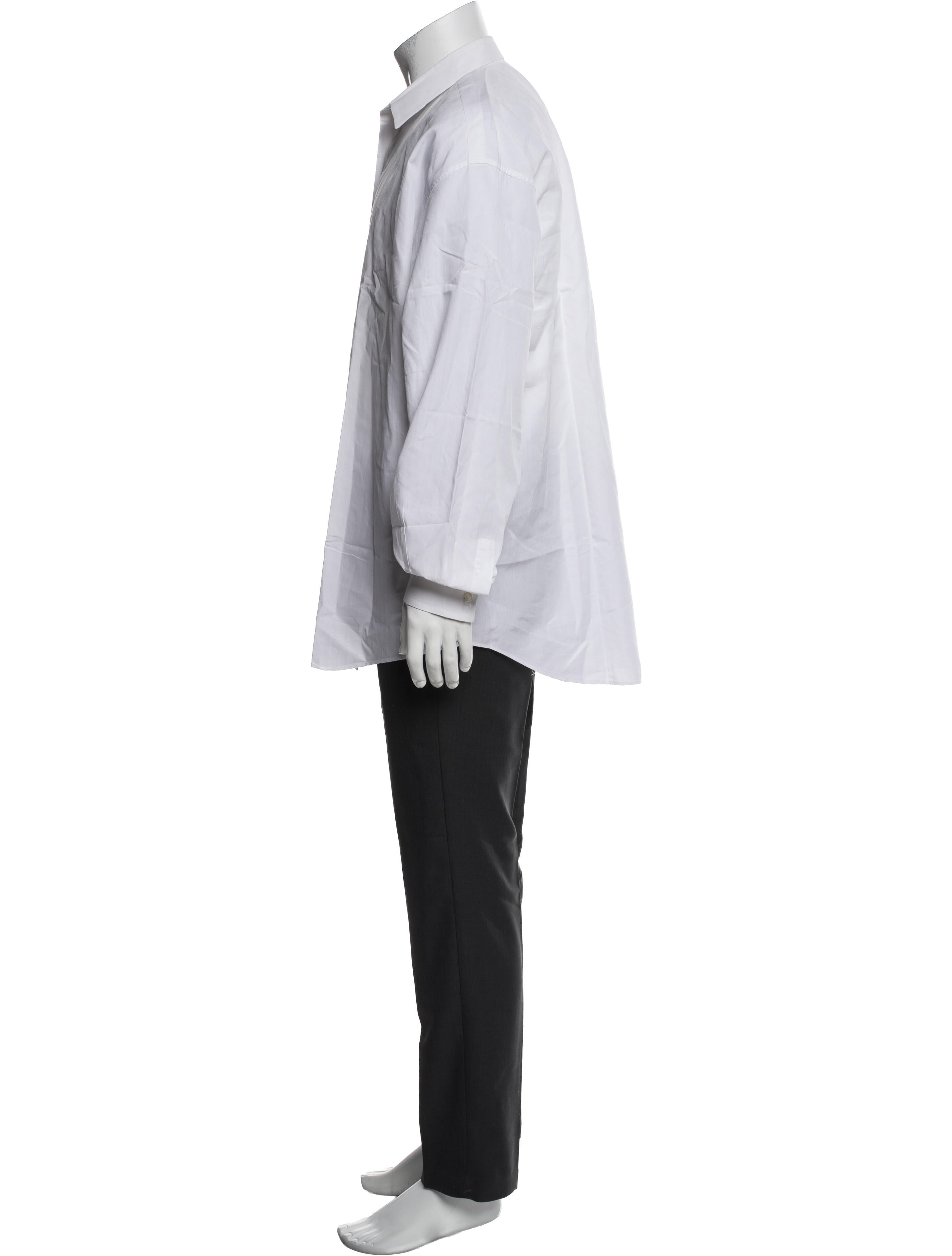 Gianni Versace Long Sleeve Tuxedo Shirt