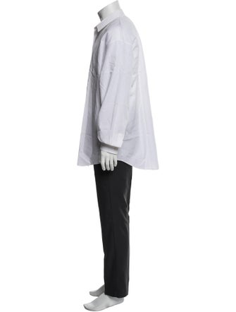 Gianni Versace Long Sleeve Tuxedo Shirt