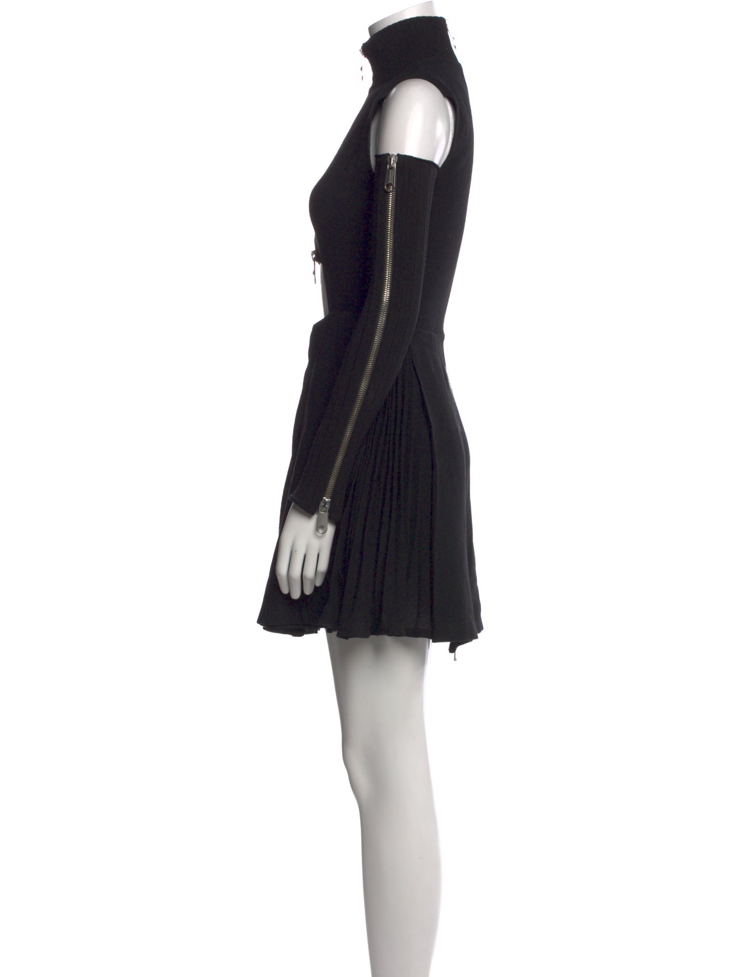 Versus Versace Mock Neck Mini Dress