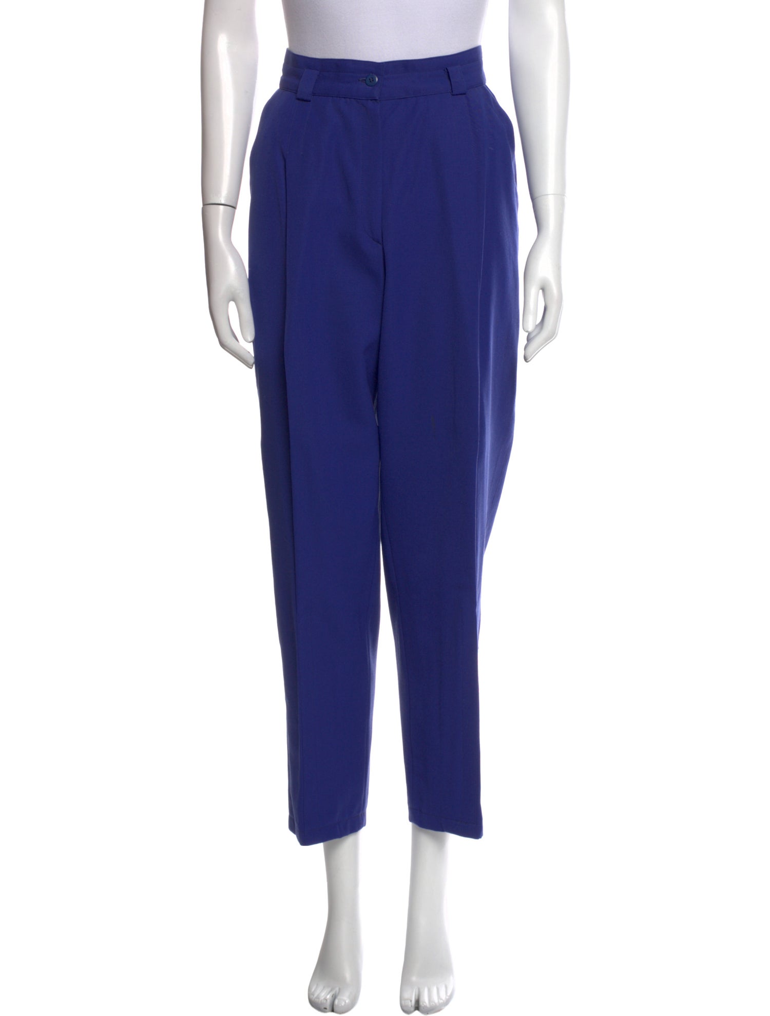 Gianni Versace Wool Straight Leg Pants