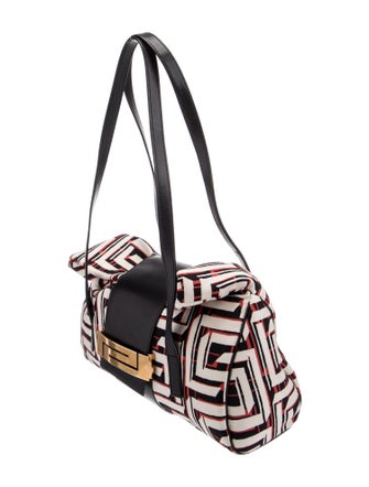 Gianni Versace Canvas Shoulder Bag