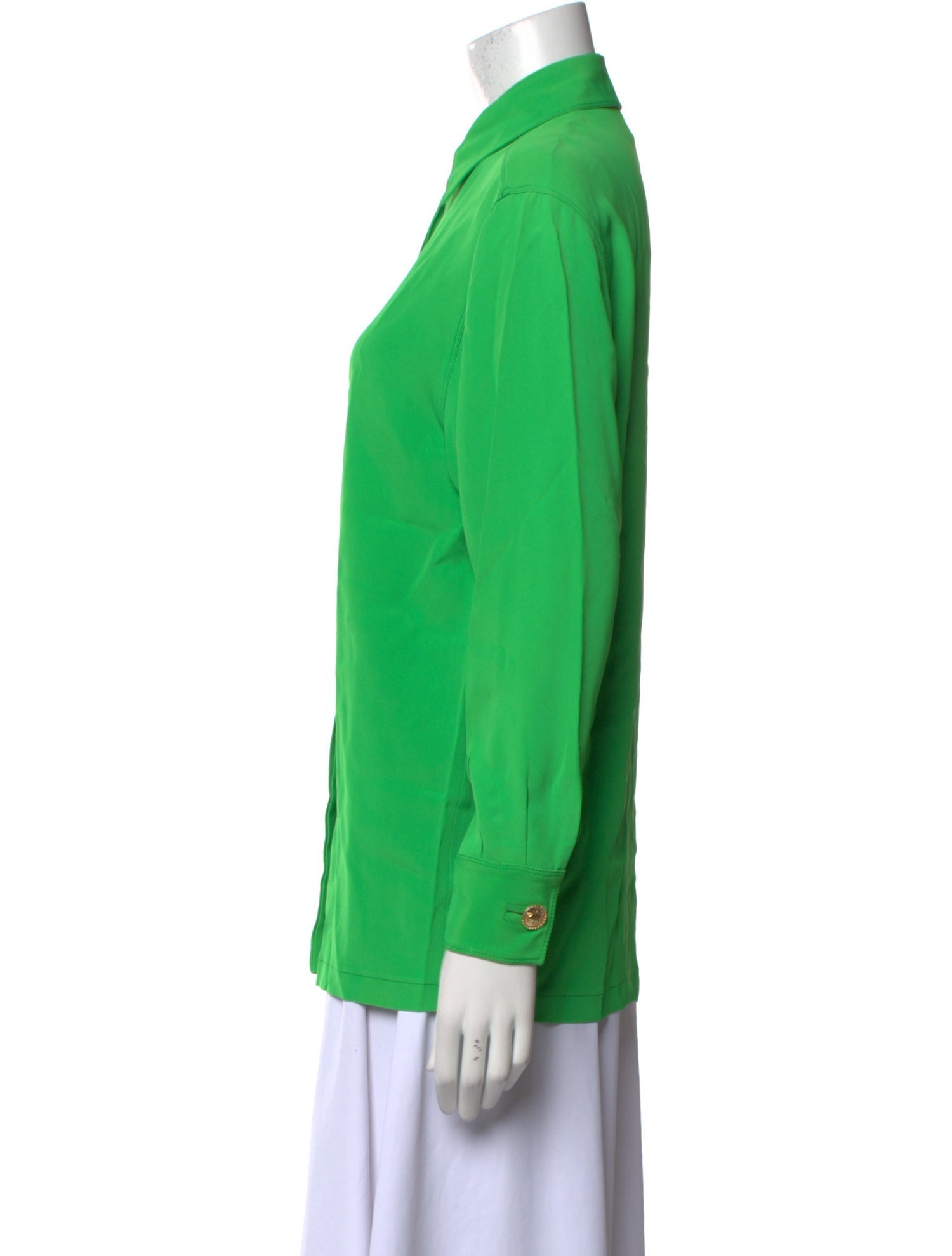 Gianni Versace Vintage 1980's Button-Up Top