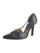 Gianni Versace Leather D'Orsay Pumps