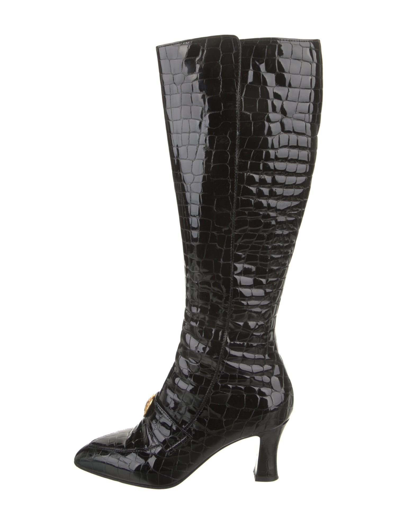 Gianni Versace Crocodile Boots