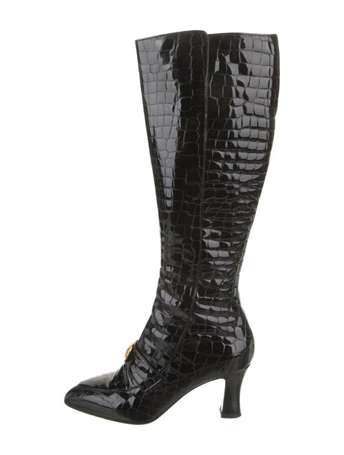Gianni Versace Crocodile Boots