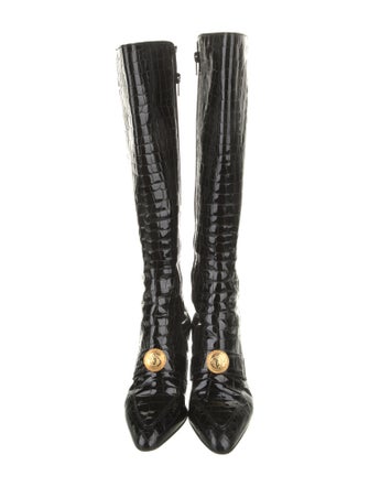 Gianni Versace Crocodile Boots