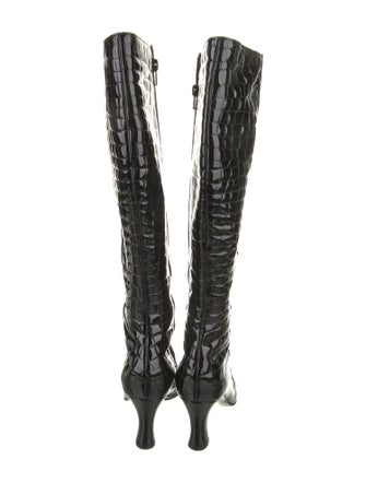 Gianni Versace Crocodile Boots