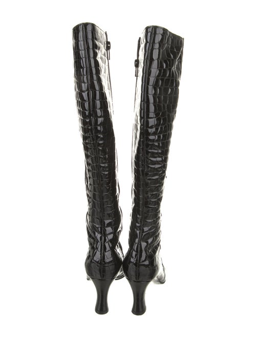 Gianni Versace Crocodile Boots