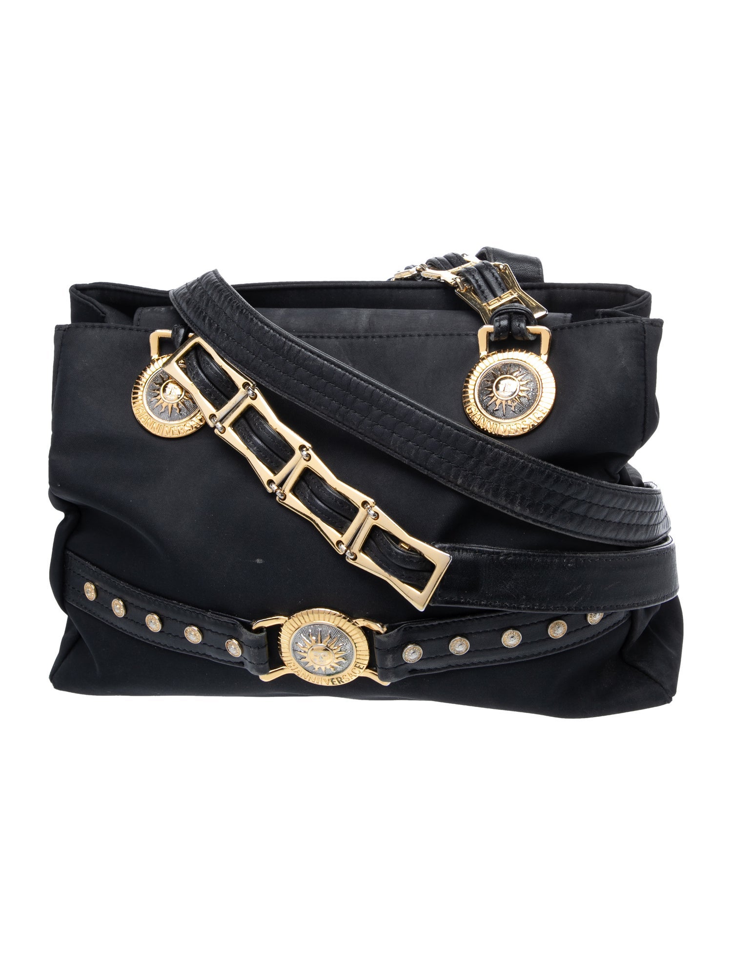 Gianni Versace Nylon Shoulder Bag