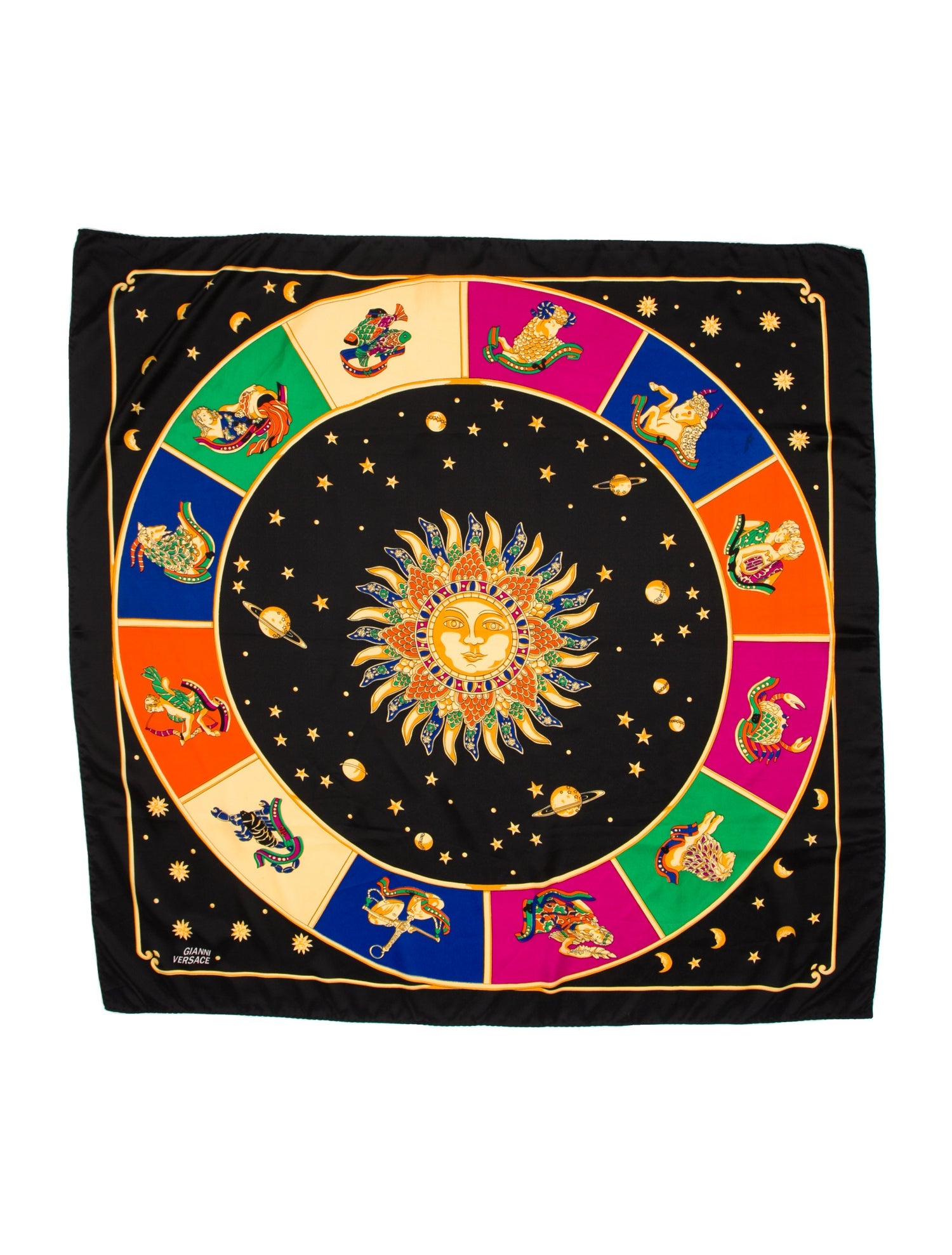Gianni Versace Silk Printed Scarf