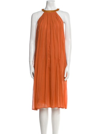 Gianni Versace Halterneck Midi Length Dress