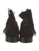 Gianni Versace Suede Lace-Up Boots