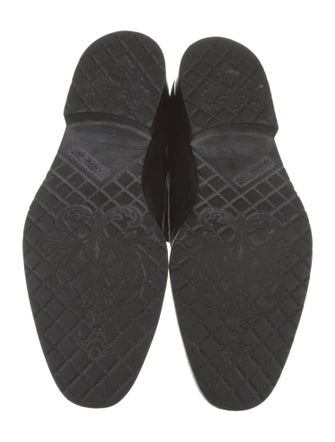 Gianni Versace Suede Lace-Up Boots