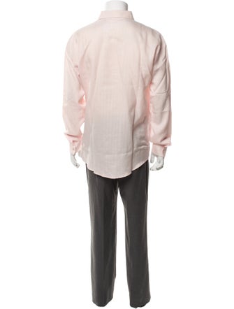 Gianni Versace Striped Long Sleeve Shirt