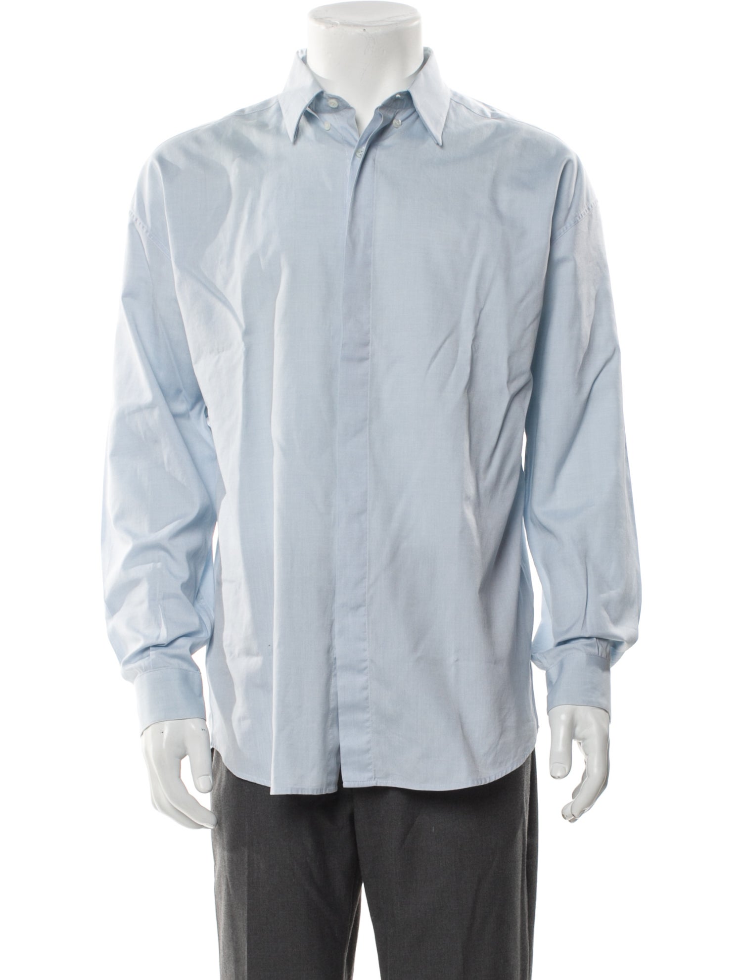 Gianni Versace Medusa Insignia Long Sleeve Dress Shirt