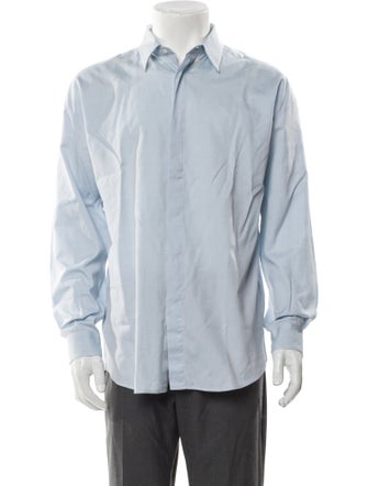 Gianni Versace Medusa Insignia Long Sleeve Dress Shirt