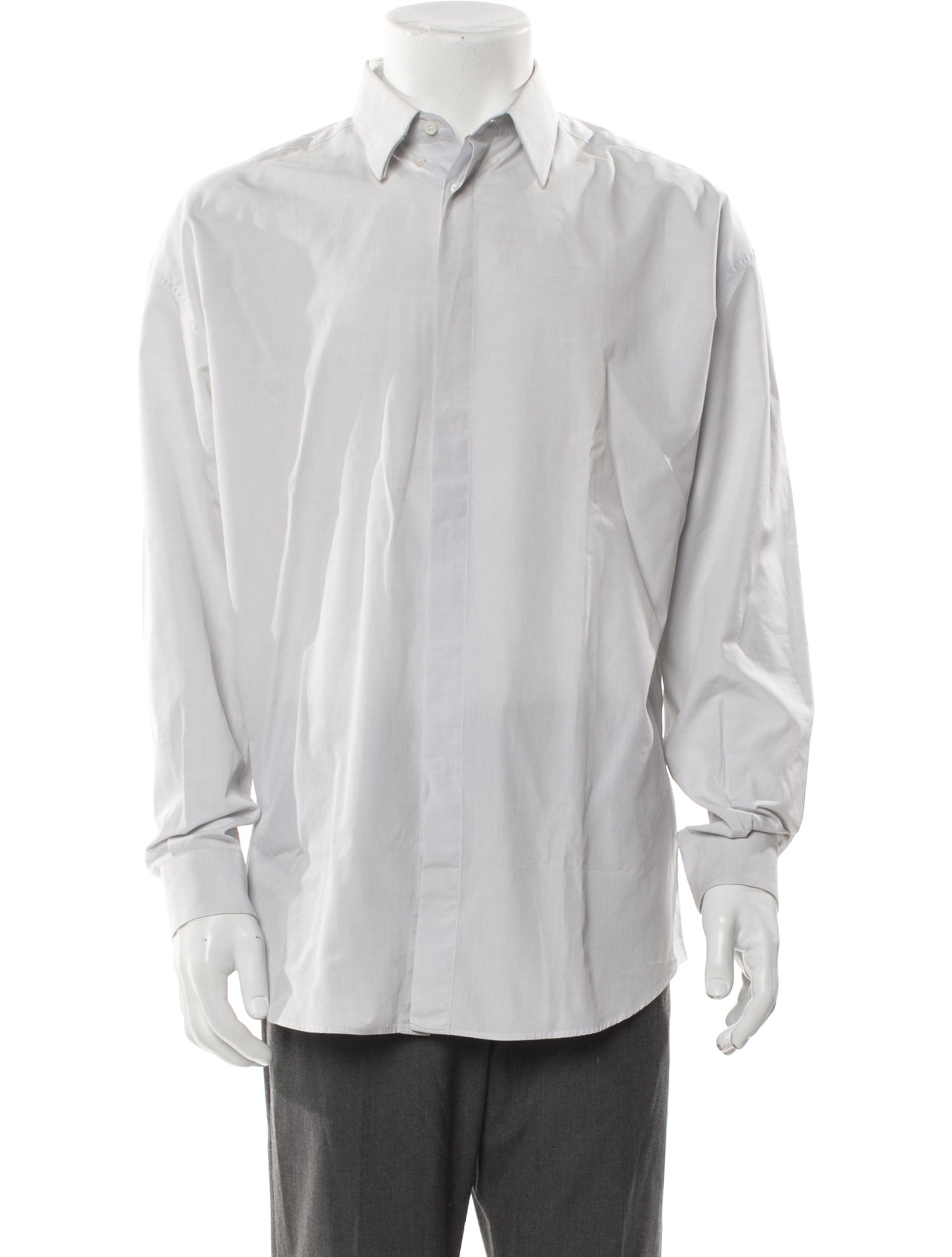 Gianni Versace Medusa Insignia Long Sleeve Dress Shirt