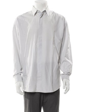 Gianni Versace Medusa Insignia Long Sleeve Dress Shirt
