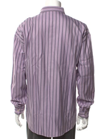 Gianni Versace Striped Long Sleeve Shirt