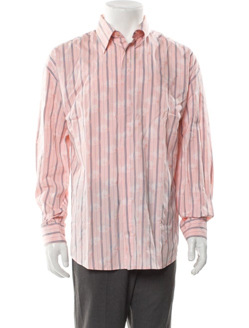 Gianni Versace Striped Long Sleeve Shirt